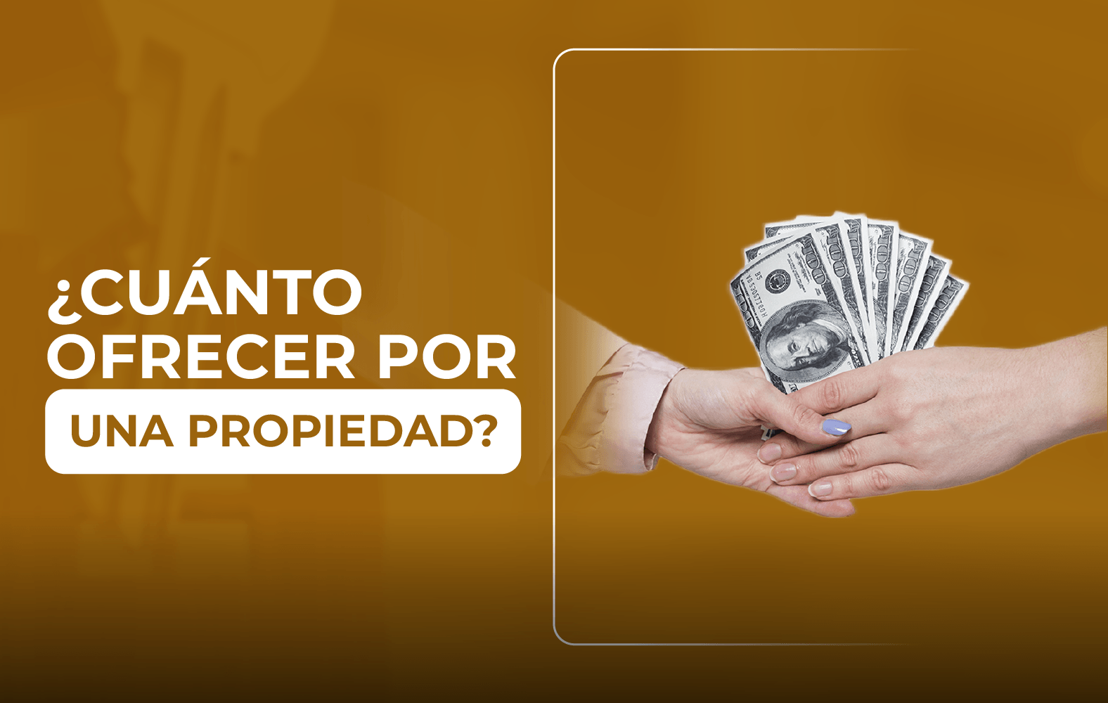 ¿Cuánto debo ofrecer por una propiedad?