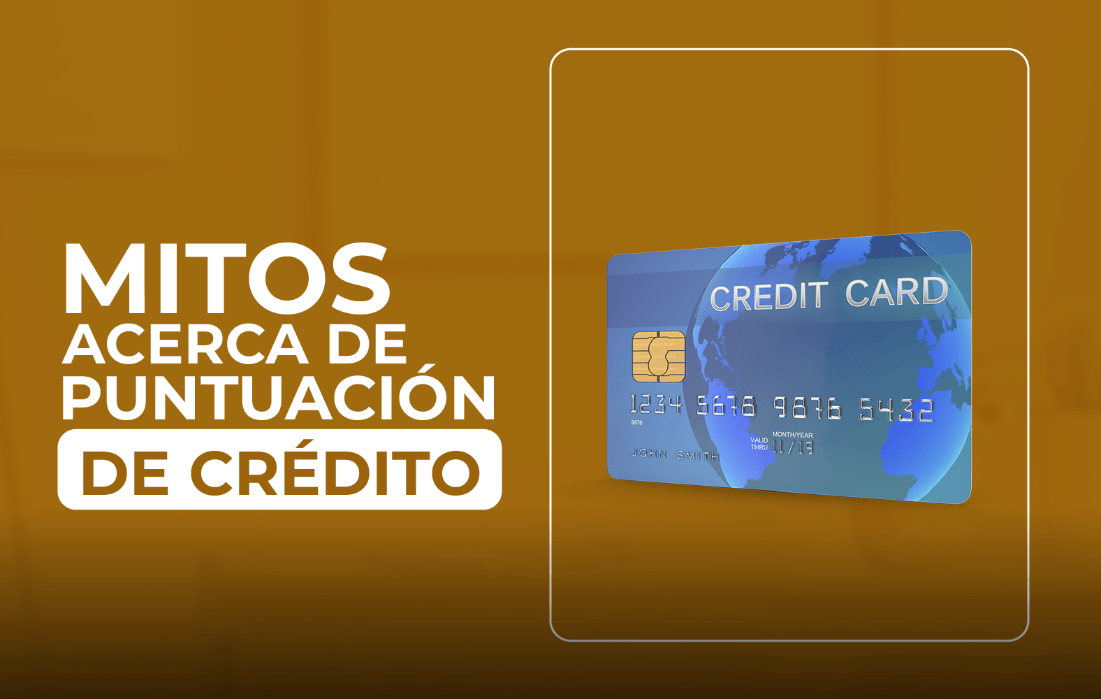 Algunos mitos sobre la puntuación de crédito