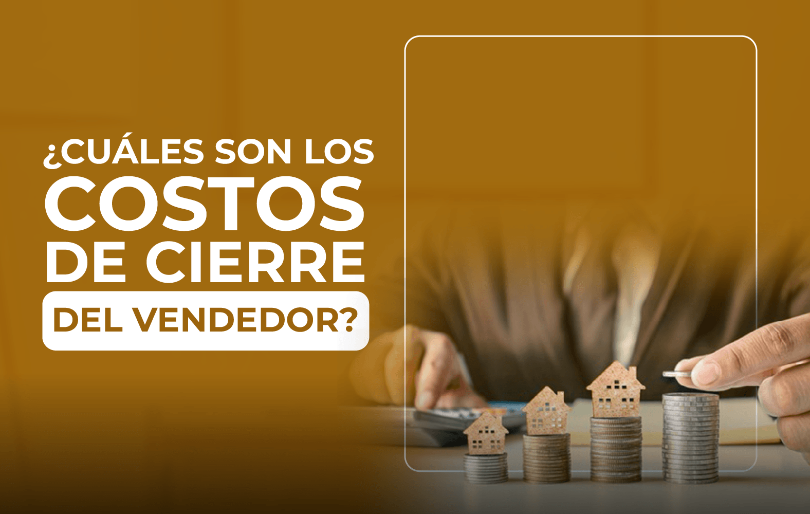 Costos de cierre que debe cancelar el vendedor: