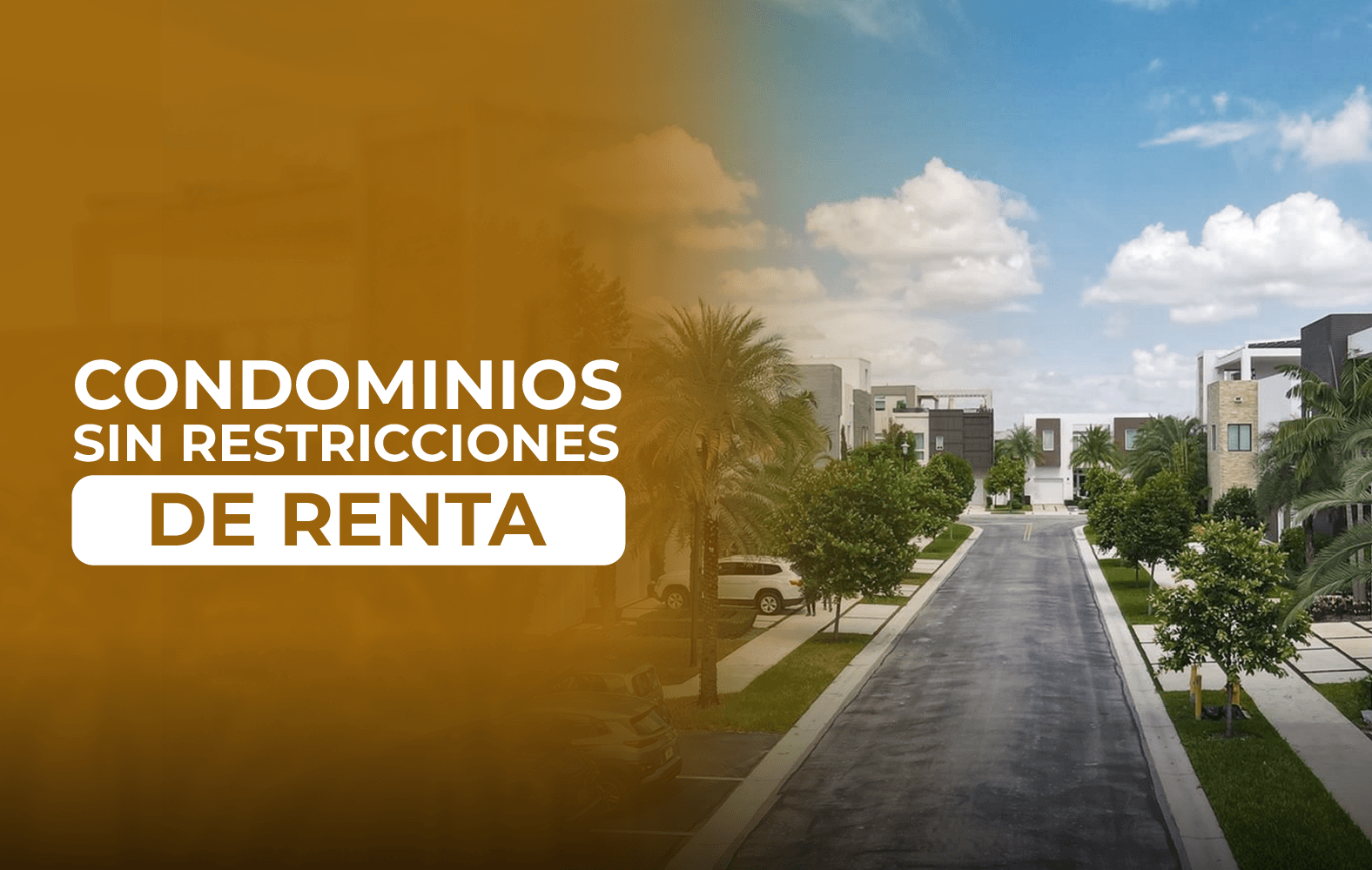 Condominios sin restricciones de renta